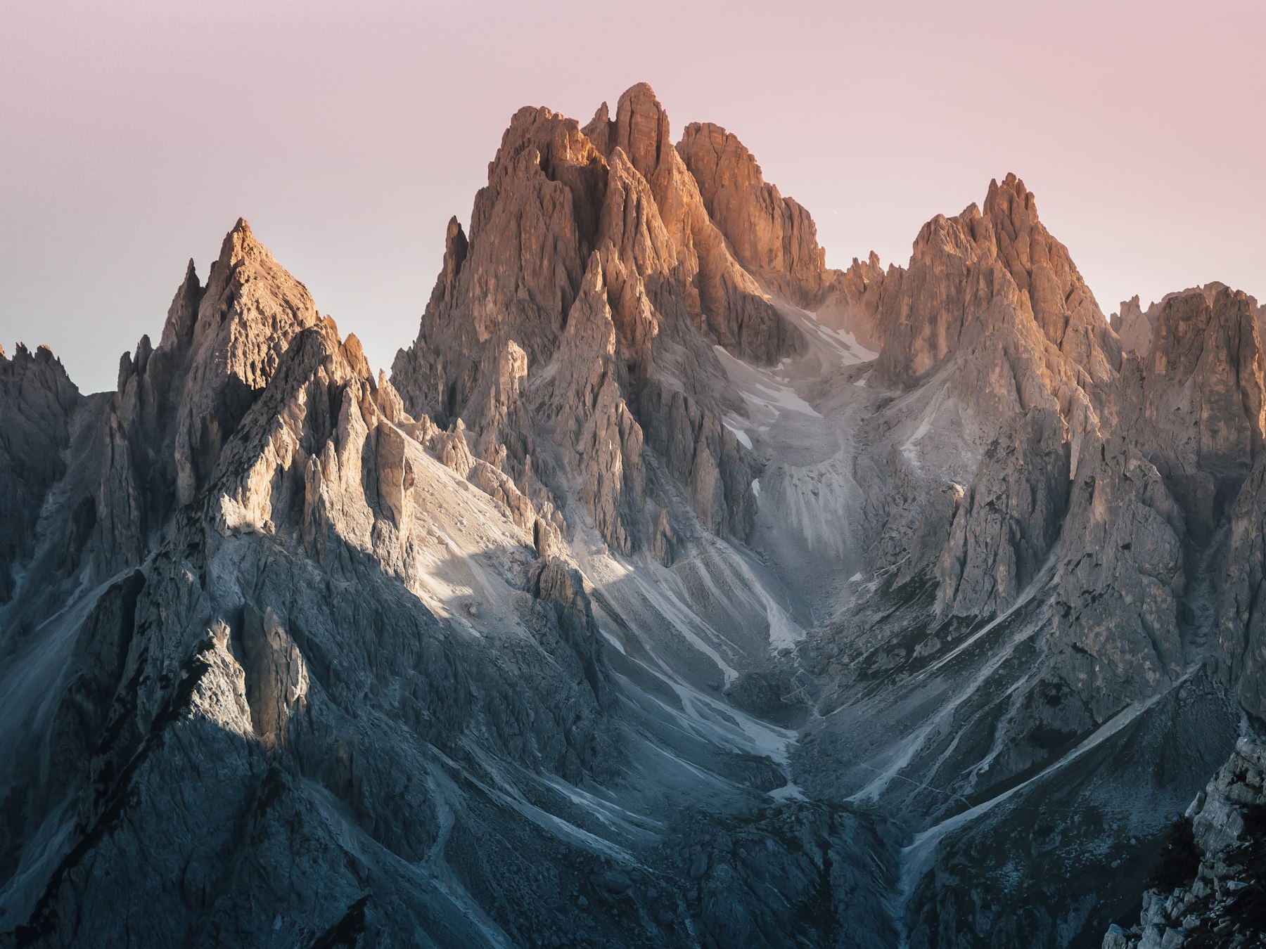Dramatic peaks of the Dolomites